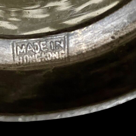 Asian Dragon Pewter Tankard Ngan Winghing 16 Oz Decorated Glass Lined Korea Vtg - Picture 11 of 14